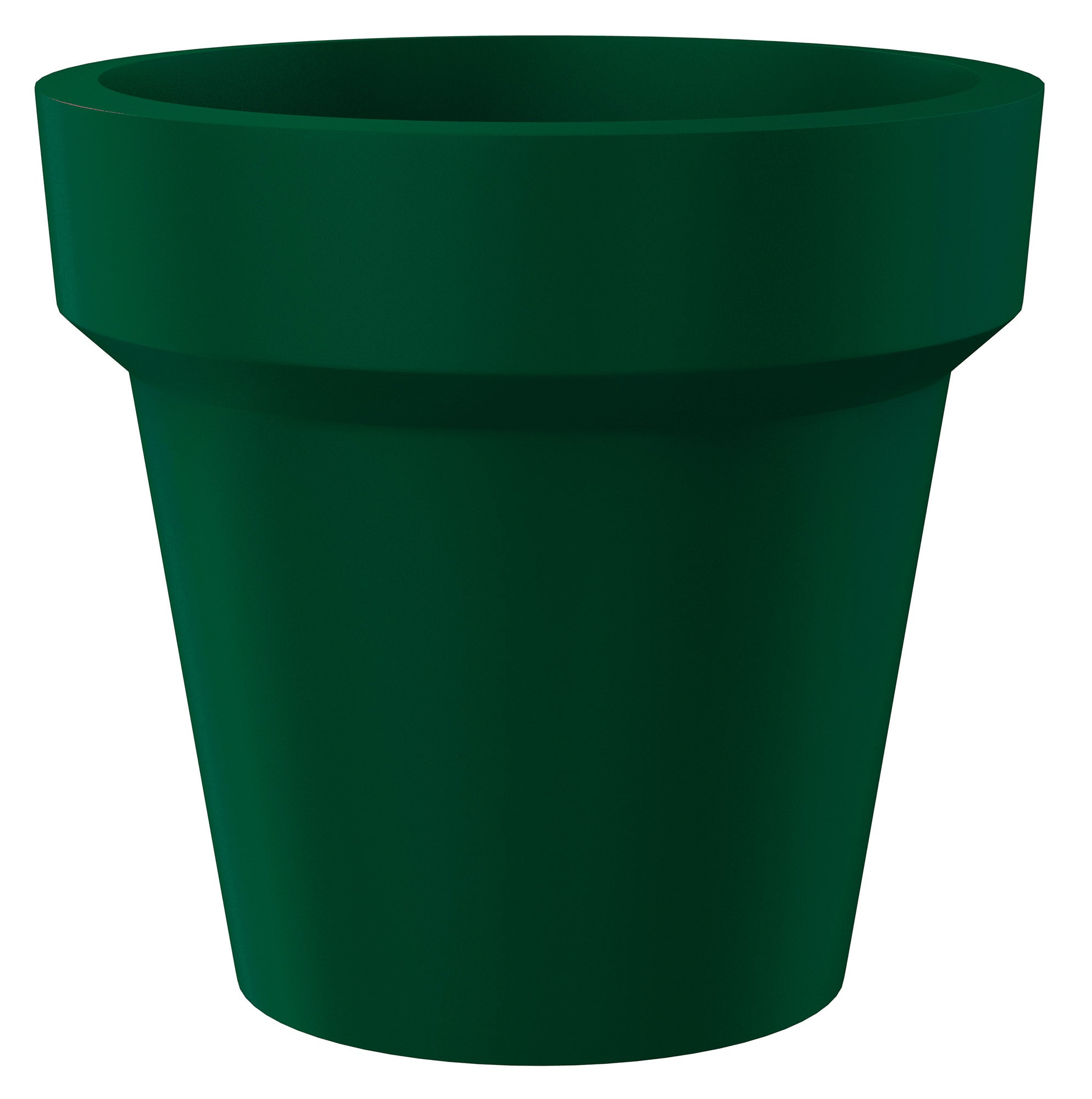 Vaso ⌀135x125 cm in Resina Arkema POT L Verde Scuro