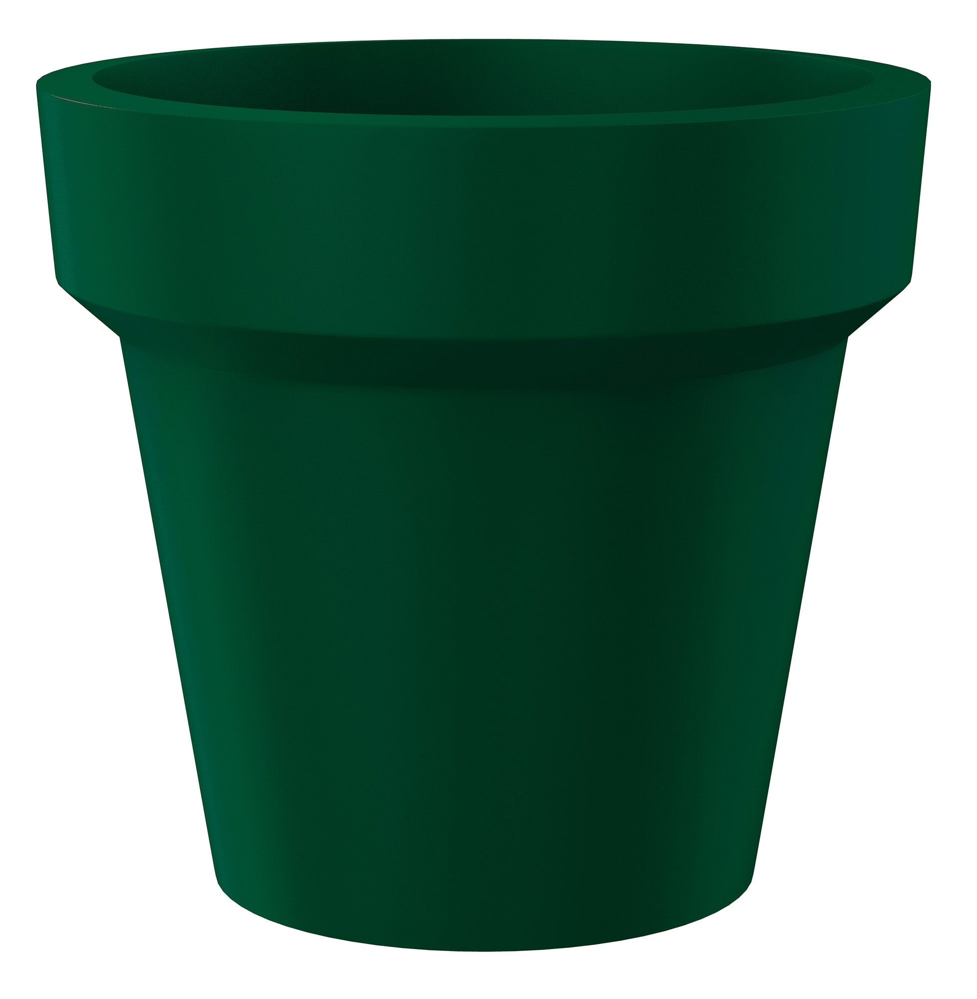 Vaso ⌀160x148 cm in Resina Arkema POT XL Verde Scuro