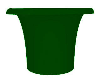 Vaso ⌀72x50 cm in Resina Arkema Tummy Vase Verde Scuro