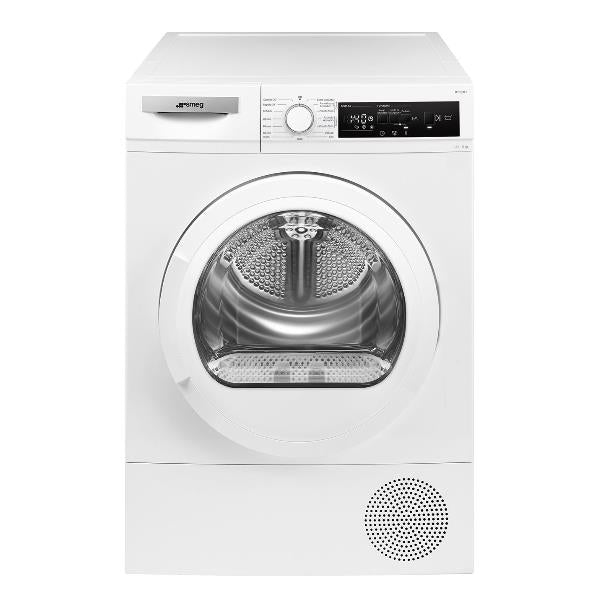 Asciugatrice a Pompa di Calore 8 Kg Smeg DT181IT (A84,5xL59,6xP60) Partenza ritardata Fino a 23h Classe A+