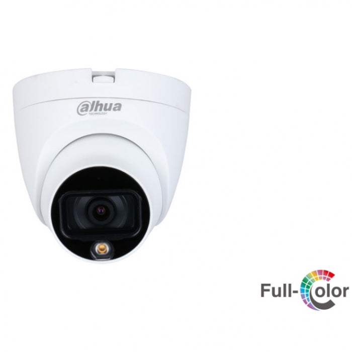 Dahua HAC-HDW1209TLQP-LED Telecamera Dome 2 mpx HDCVI a colori 3.6mm Full Color