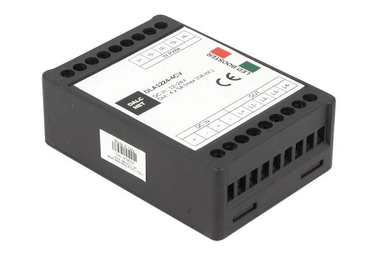 Dalcnet DLA1224-4CV Booster Amplificatore PWM 4 Canali 12V 24V 10A