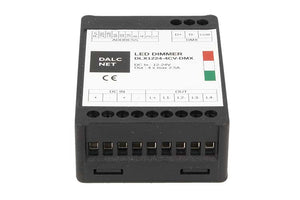 Dalcnet DLX1224-4CV-DMX Led Dimmer DMX512 4 Canali RGB RGBW