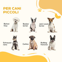 Recinto per Cani di Piccola Taglia 82,5-150x79x61 cm in Metallo Nero