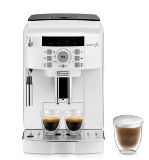 Delonghi magnifica s ecam22.110.w macchina da caffè automatica per espresso e cappuccino, caffè in grani o in polvere, 1450 w, bianco