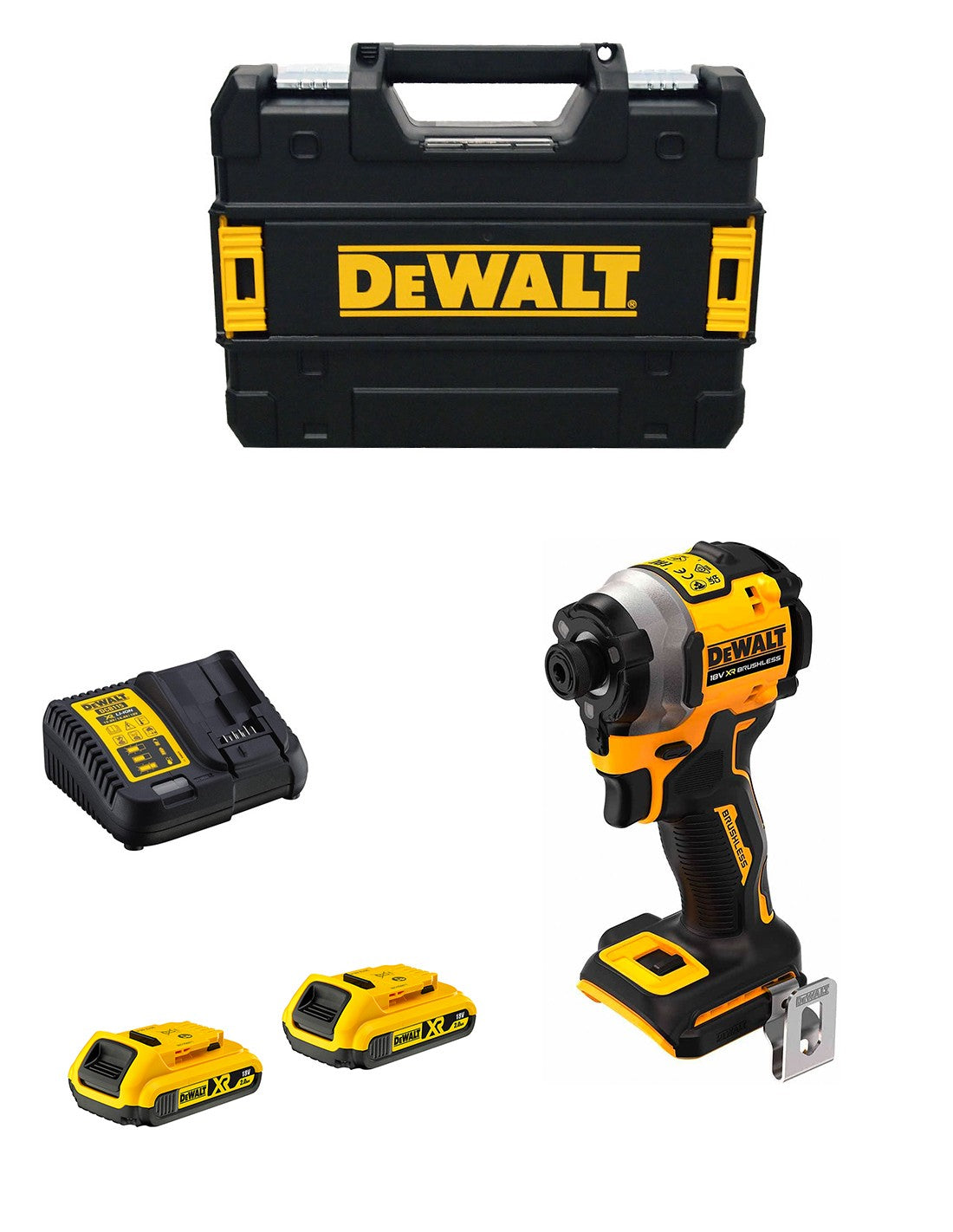 Dewalt avvitatore ad impulsi  dcf850d2t (2 x 2,0.. 5035048743027