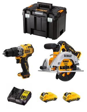 Dewalt  kit d12k205 (dcs512 + dcd706 + 2 x 3,0 ah.. 8435587925378