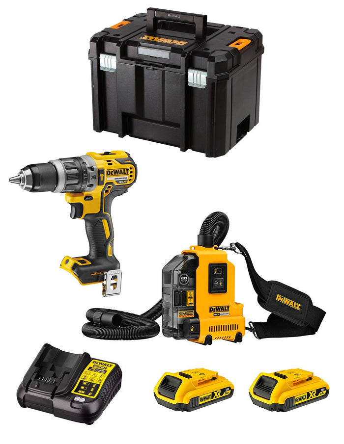 Dewalt  kit dwk212 (dcd796 + dwh161 + 2 x 2,0 ah +.. 8435587916772