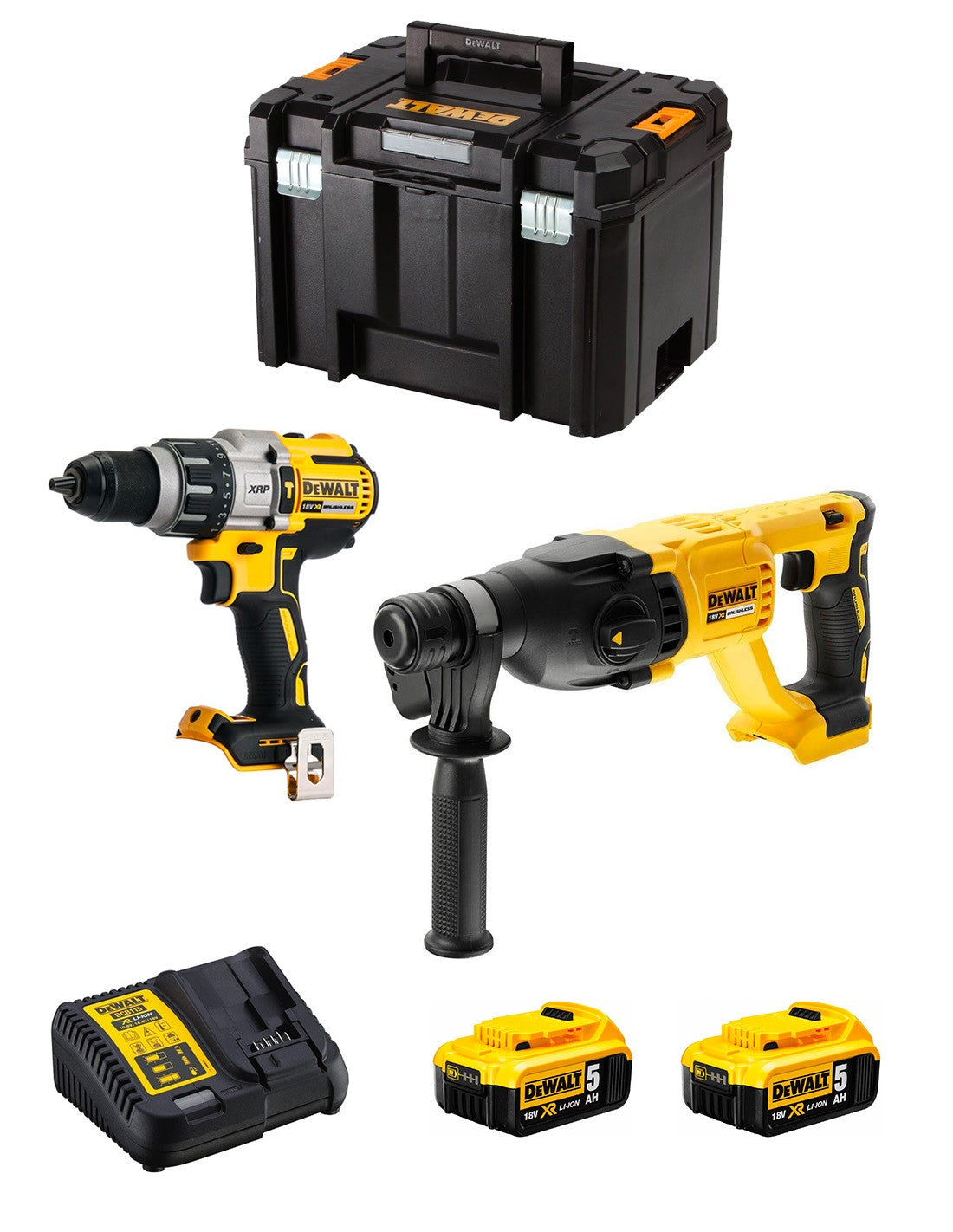 Dewalt  kit dwk222 (dcd996 + dch133 + 2 x 5,0 ah +.. 8435587916871