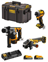 Dewalt  kit dwk304ps (dch172 + dcf850 + dcg405 + 2.. 8435587925804