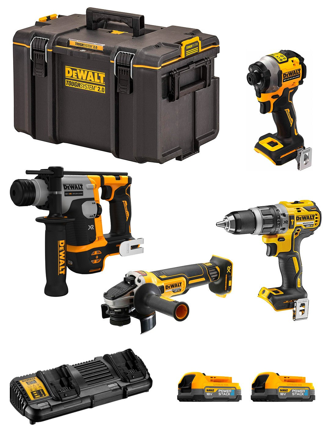 Dewalt  kit dwk404ps (dch172 + dcf850 + dcd796 +.. 8435587925859