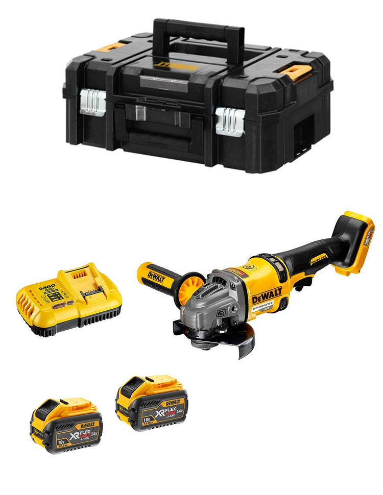 Dewalt smerigliatrice  dcg414y2 flexvolt (2 x.. 8435587917908