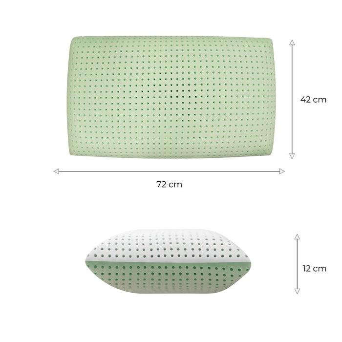 Cuscino in memory foam Anti-Insonnia Aromaterapico con Aloe Rinfrescante - Morfeo