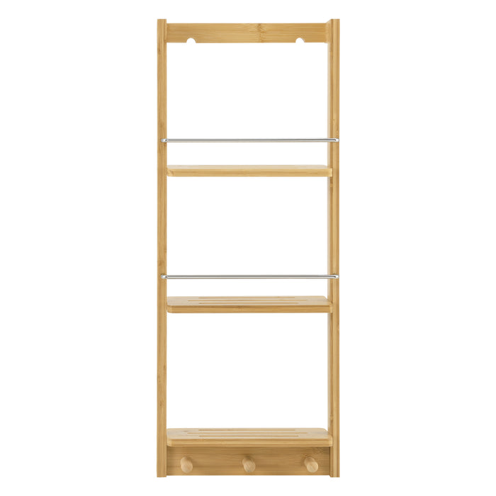 Scaffale Pensile da Bagno Lidingà¶ - in Bambù [en.casa]