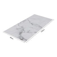 Set Bladel di 12 Pannelli Decorativi in PVC per Parete - Effetto Marmo White Marble [neu.haus]