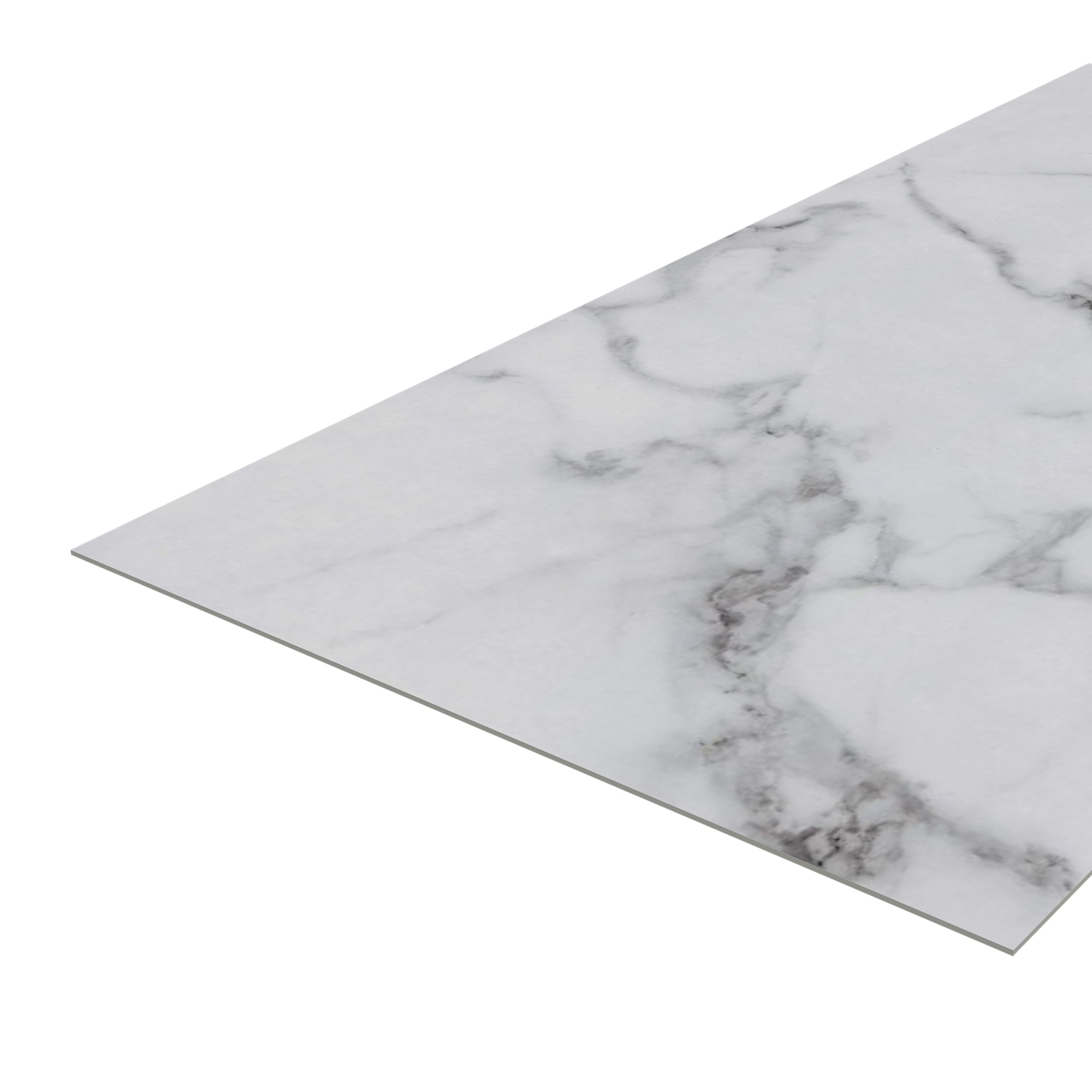 Set Bladel di 12 Pannelli Decorativi in PVC per Parete - Effetto Marmo White Marble [neu.haus]