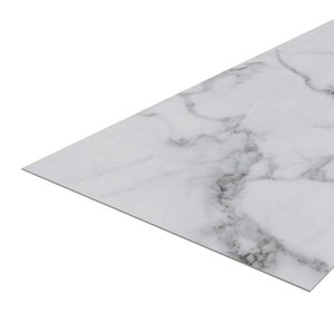 Set Bladel di 12 Pannelli Decorativi in PVC per Parete - Effetto Marmo White Marble [neu.haus]