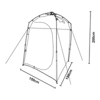 Tenda da Doccia Ayas per Campeggio - Blu / Grigio pro.tec