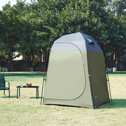 Tenda da Doccia Ayas per Campeggio - Verde / Grigio pro.tec