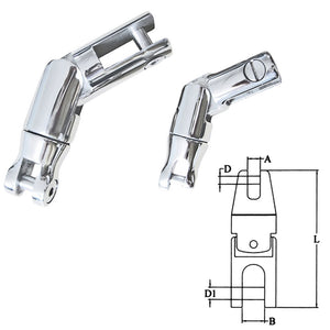 Giunto girevole salpa ancora doppio acciaio inox aisi 316 per barca gommone