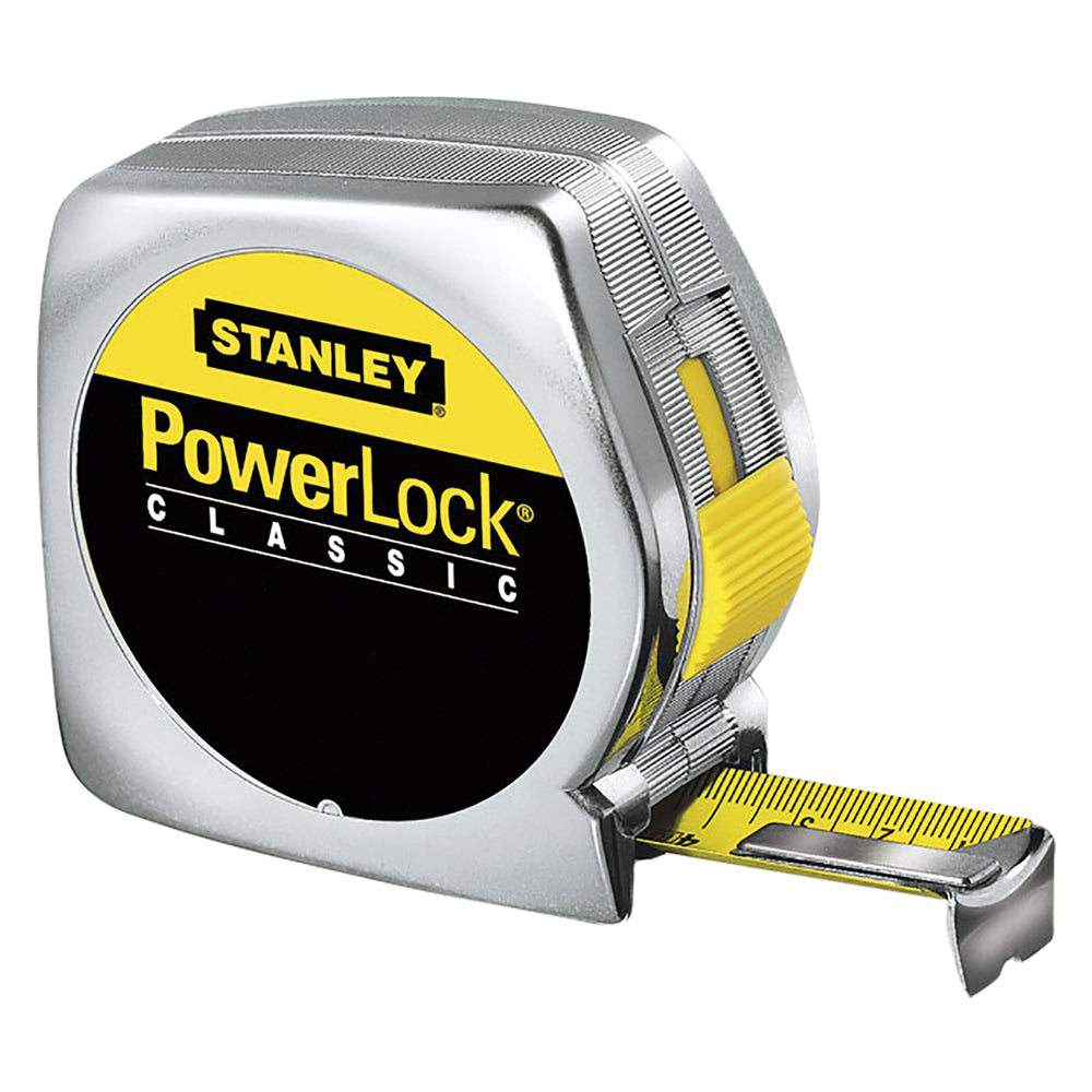 FLESSOMETRO PROFESSIONALE 'POWER LOCK' mt 5 mm 25 - art. 1-33-195 STANLEY