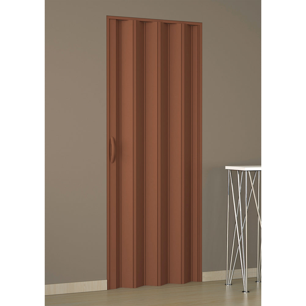 PORTA A SOFFIETTO 'RIGI' cm 82 x 210 - colore mogano KASART