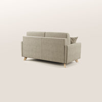 Divano Letto 3 Posti 200x94x97 cm in Tessuto Beige