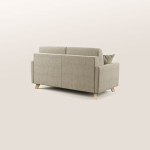 Divano Letto 3 Posti 200x94x97 cm in Tessuto Beige