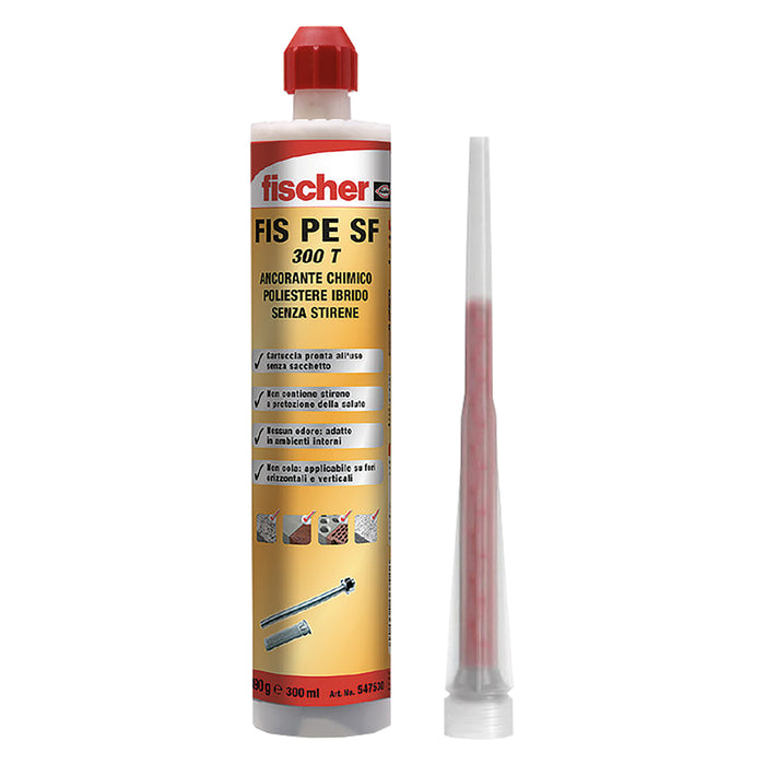 ANCORANTE CHIMICO 'FIS P PLUS 300T' ml 300 FISCHER 12 PZ