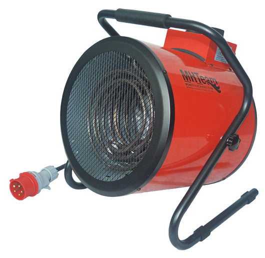 Generatore di Aria Calda 5000W Riscaldatore Elettrico Industriale Rosso