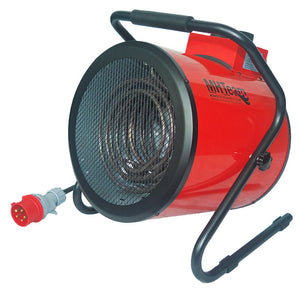 Generatore di Aria Calda 9000W Riscaldatore Elettrico Industriale Rosso