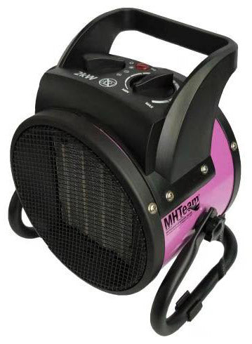 Generatore di Aria Calda 2000W Riscaldatore Elettrico PTC Fucsia