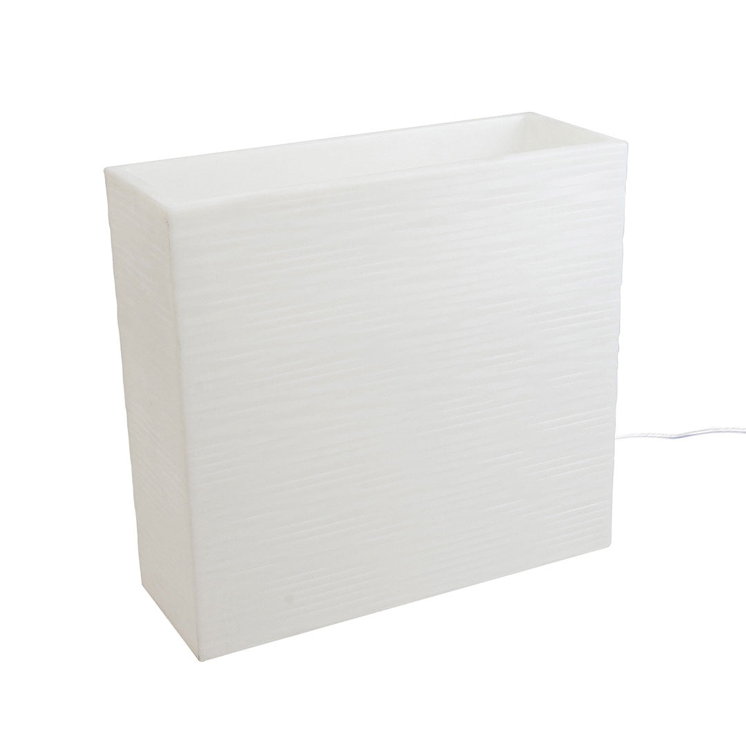 Vaso Luminoso da Esterno 79x74,7x29,1 cm In Polietilene Elegnace Led Bianco Neutro