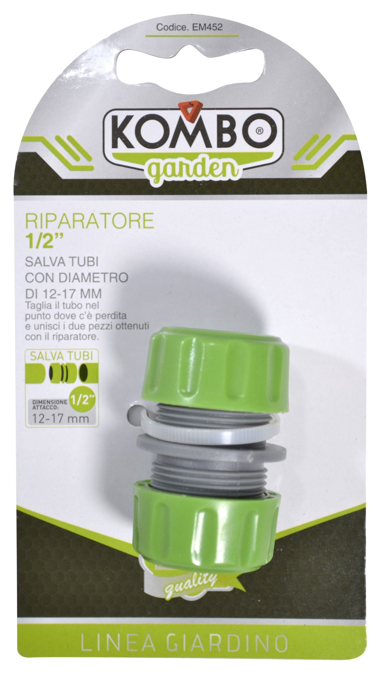 Riparatore rapido in ABS misura 1/2