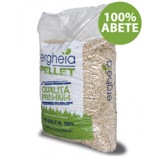 ERGHEIA PELLET ENPLUS A1 QUALITÀ PREMIUM 100% ABETE SACCO DA 15 KG