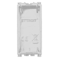 ETTROIT 2 Pezzi Copritasti Copriforo Falso Polo 1P Bianco Compatibile Con Vimar Arke