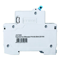 ETTROIT Interruttore Magnetotermico Differenziale 1P+N 40A 6KA 300mA 220V Occupa 2 Moduli DIN