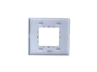 ETTROIT Placca In Vetro Serie Solar 2P Colore Silver Compatibile Con Bticino Matix