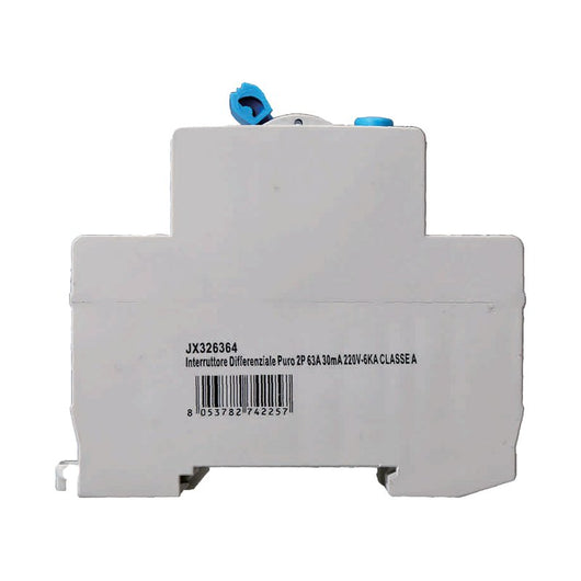 ETTROIT RCCB Interruttore Differenziale Puro Tipo A 1P+N 2M 6000A 30mA 63A AC 230V IP20 IEC61008-1