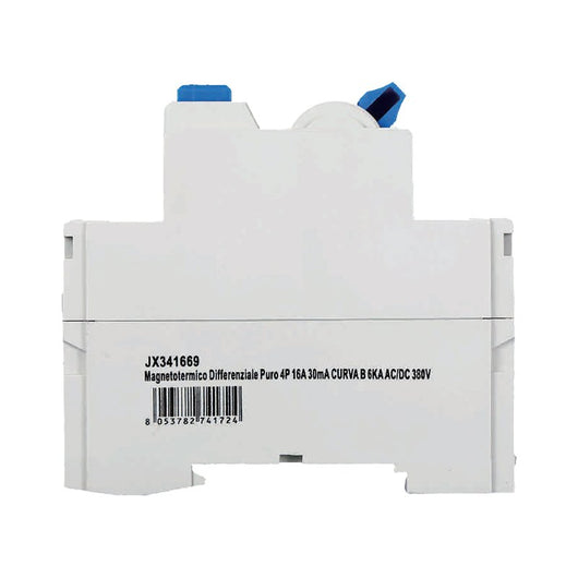 ETTROIT RCCB Interruttore Differenziale Puro Tipo B 3P+N 4M 10000A 30mA 16A AC 400V IP20 IEC61008-1 / IEC62423