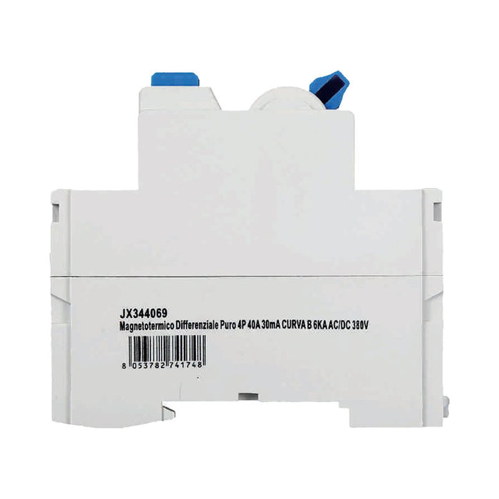 ETTROIT RCCB Interruttore Differenziale Puro Tipo B 3P+N 4M 10000A 30mA 40A AC 400V IP20 IEC61008-1 / IEC62423