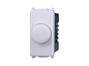 ETTROIT Regolatore Dimmer A Manopola 220V 100-1000W Colore BIANCO Compatibile Con Vimar Plana