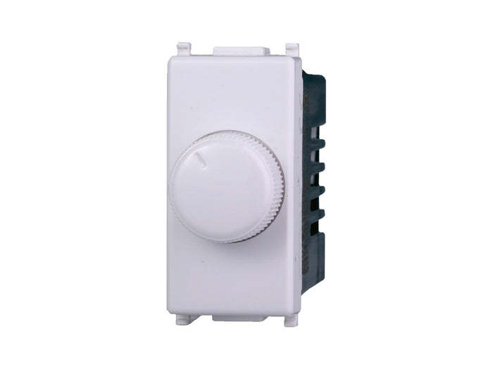 ETTROIT Regolatore Dimmer A Manopola 220V 100-1000W Colore BIANCO Compatibile Con Vimar Plana