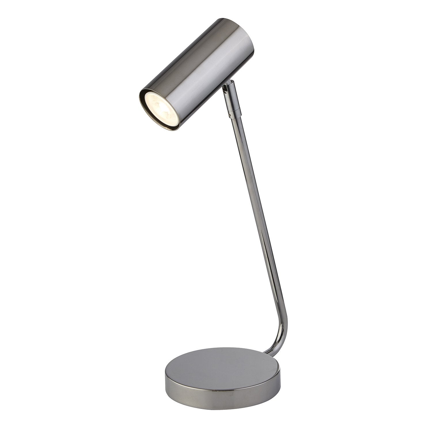 Lampada Da Scrivania Industrial-Nordico Elegante Acciaio Cromo 1 Luce Gu10