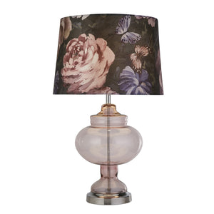 Lampada Da Scrivania Sanderson Acciaio Cromo Vetro Multicolor 1 Luce E27