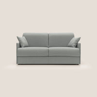 Divano Letto 2 Posti 149x90x96 cm in Tessuto Grigio