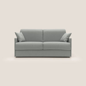 Divano Letto 2 Posti 149x90x96 cm in Tessuto Grigio