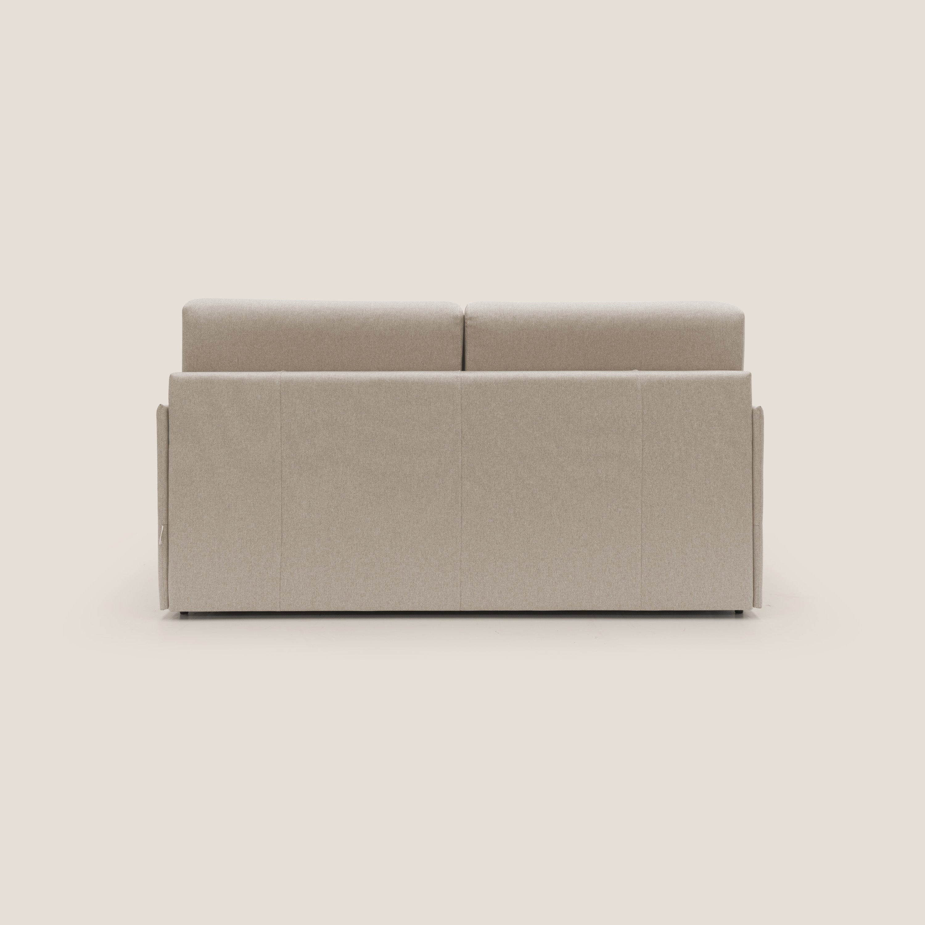 Divano Letto 3 Posti 189x96x96 cm in Tessuto Beige