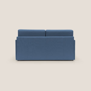 Divano Letto 2 Posti 169x90x96 cm in Tessuto Blu