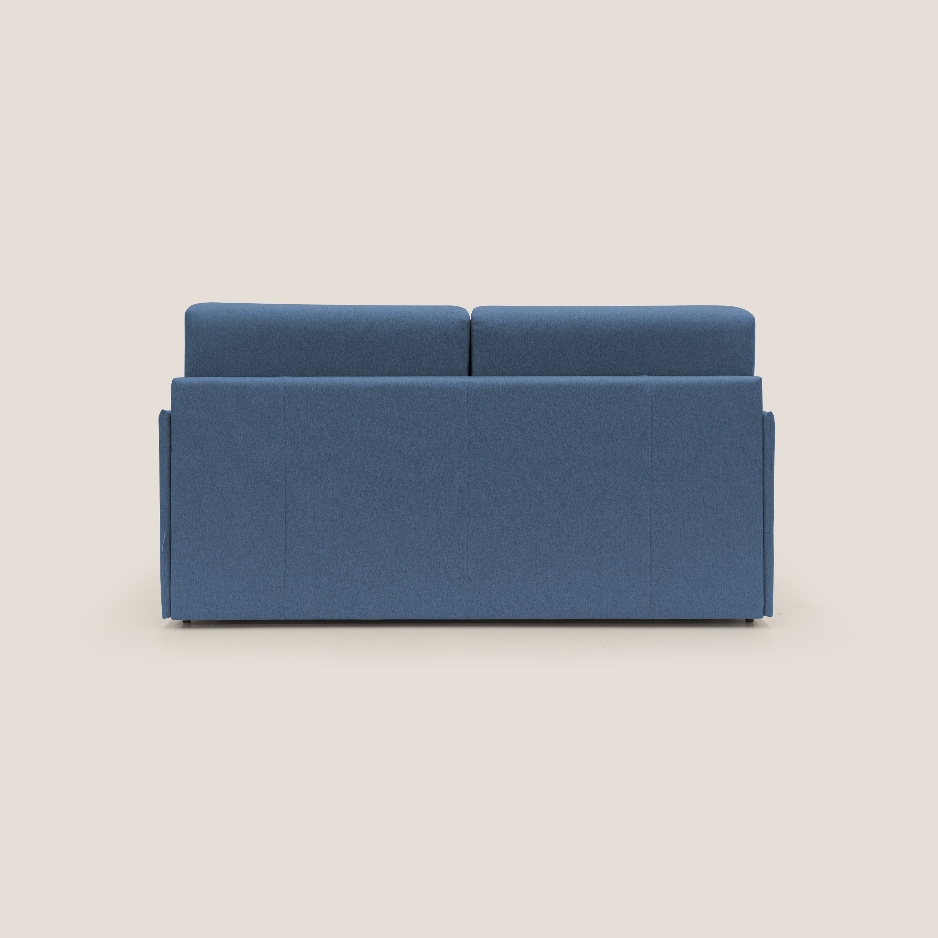 Divano Letto 3 Posti 189x96x96 cm in Tessuto Blu